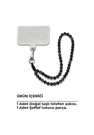 Telefon Bilek Askısı Kan Taşı Doğal Taş 463-1