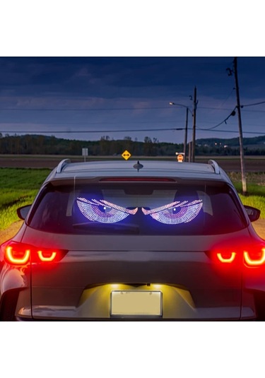 Willowhaven 2pcs Smart Devil's Eye Led Işık Multi Renkli 11 Mod 10 Yanıp Sönen 1 Sabit Mod Usb Dekoratif Aydınlatma