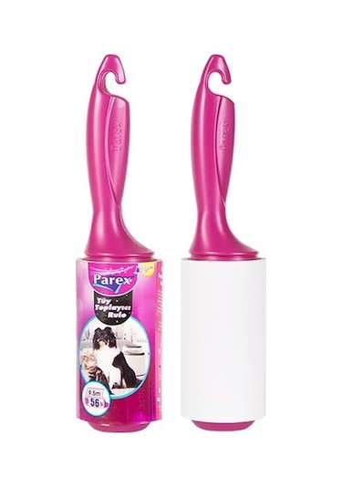 Parex Premium 56'lı Tüy Toplayıcı Rulo Mor - Beyaz