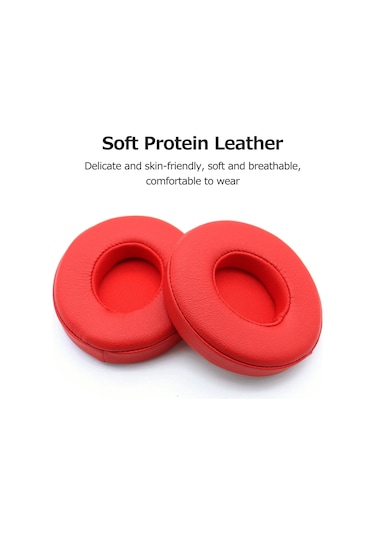 Geeksen Kulaklık Kulaklıklar Protein Deri Sünger Kulaklıklar Magic Sound Solo 2/3 Mavi Mavi