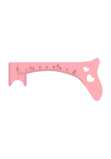 Suntek Tanımlı Kaş için Eyeliner Şablonu Pembe