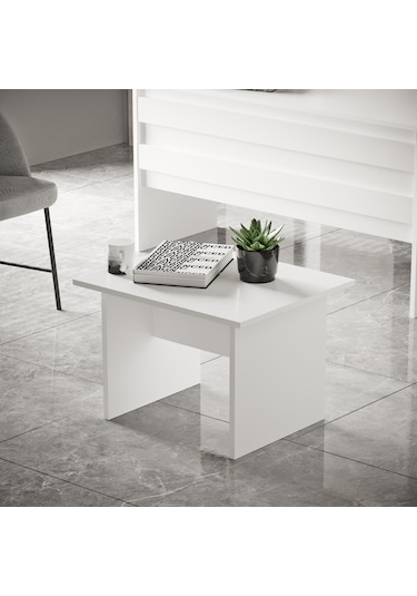 Robinhome Verona B Ofis Sehpası Beyaz