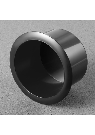 Qingmipy Siyah Plastik Taşınabilir Bardak Tutucu - Sandalye, Koltuk, Araç Ve Masa İçin 2'li Set