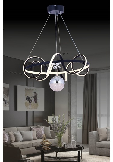 Led Avize 3 Işık Rengi Beyaz-sarı-gün Işığı