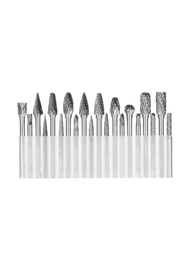 Xindoker 20 Adet Tungsten Carbide Testere Dişli Ahşap File Seti - Farklı Tip Ve Boyutlar, Plastik Kutu İle