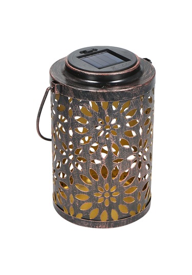 Ximistore9 Güneş Enerjili Demir İşlemeli Bahçe Aydınlatma Lambası, Dekoratif Ve Pratik Çözüm