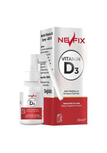 Ncs Magnesium Malat Taurat Glisinat Element Formül 180 Tablet + Nevfix Vitamin D3 Sıvı Sprey 20 ml