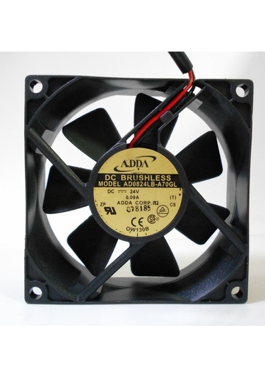 Ad0824lba70gl 80x80x25mm 24v 0.09a 2wire 2.16w Soğutma Fanı