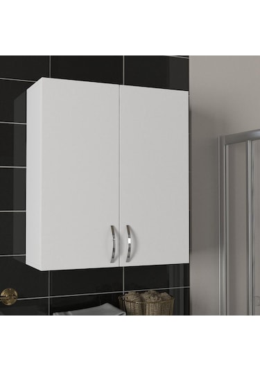 Kobiç 2 Kapaklı Çok Amaçlı Banyo Ve Mutfak Dolabı 70X25X70 Cm