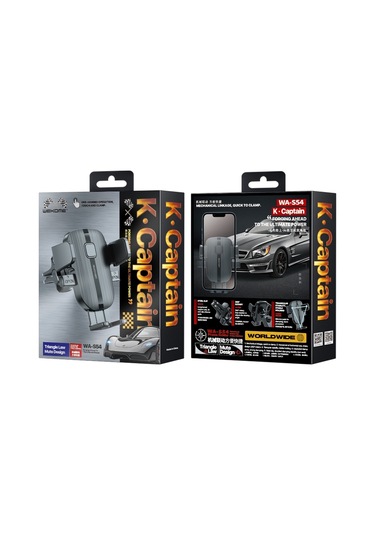 Cbtx Wekome S54 Araba Hava Firar Telefon Tutucu Dağı Sağlam 360 Derece Dönme Cep Telefonu Araç Montaj Klipsi Güvenli Sürüş İçin