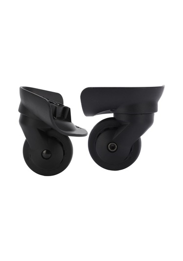 Geeroyoo A53 Siyah Valiz Tekerlekleri - Pp+pet Malzeme, Sessiz Ve Dayanıklı, 2 Adet Tamir Aksesuarı İle 8 Vida