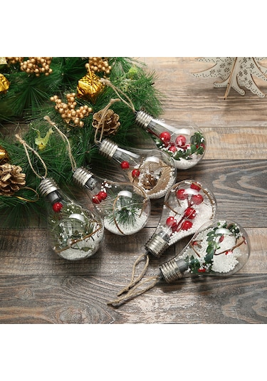 Qingmipy Led Işıklı Pet Noel Topu Süs, Ev/ofis Dekorasyonu, Multifonksiyonel Noel Ağaç Özelliği, Hediye Uygun