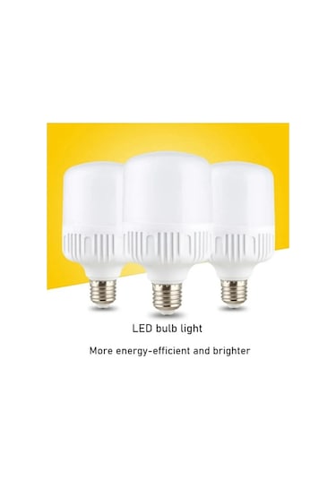 100w E27 Led Vida Ağız Işığı Yüksek Parlaklıkta Beyaz Işık 220v 6000k Göz Koruması Titremeyen Yüksek Isı Dağılımlı Ampul 60w