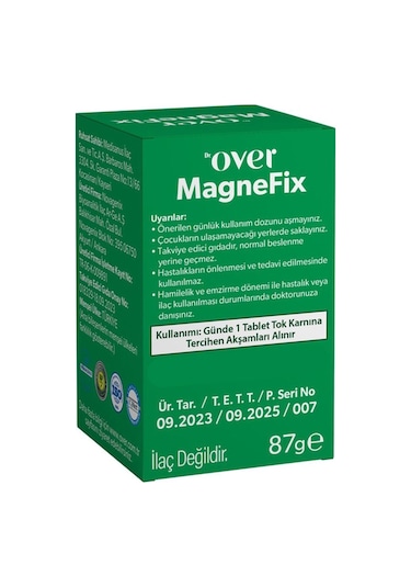 Dr. Over Magnefix 3 x 60 Tablet