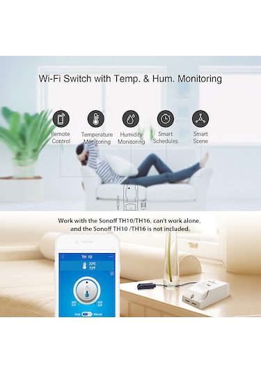 Xiyyadms Am2301 Isı Ve Nem Sensörü - Suya Dayanıklı Değil, Sonoff Th10/th16 İle Uyumlu, Akıllı Cihaz Kontrolü İçin Im160712004 Modeli