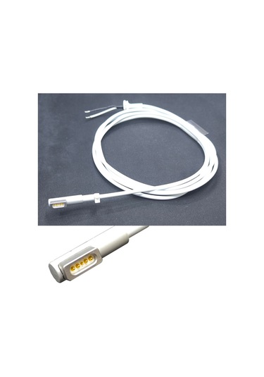 Apple Uyumlu MacBook Magsafe 1 İle L Tipi Adaptör Tamir Kablosu 5 Pimli
