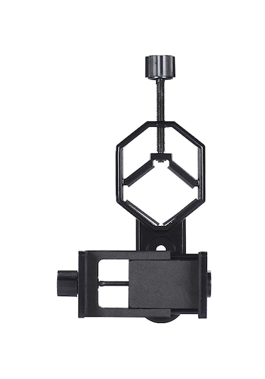 Yaozixa Metal Teleskop Uyumlu Telefon Tutucu, 28-47mm Gözlük Çapı, 5.2-8.2cm Genişlik Ayarı, Outdoor Fotoğraf Çekimi İçin