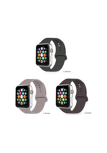 Apple Uyumlu Watch Kordon 3 4 5 6 Se 7 Seri 38 40 41 42 44 45 MM Kordon