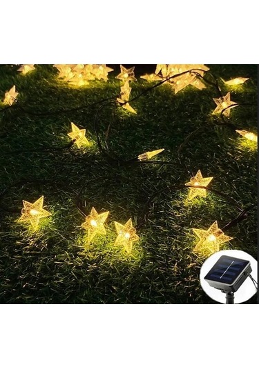 8 Fonksiyonlu 5 Metre 30 Yıldız Güneş Enerjili S-42 Çok Renkli