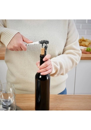 Ikea Segelfısk Sommelier Tirbuşon Ve Şişe Açacağı 12 Cm Krom