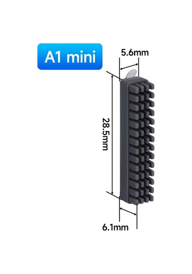 Bambulab A1 Mini Nozul Silikon Fırça 3 Adet