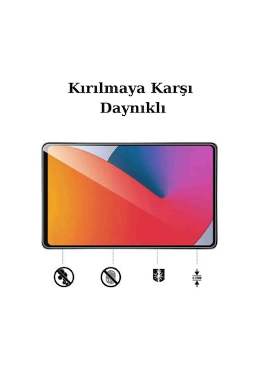 Galaxy Tab S10 Fe Plus 13.1" Uyumlu Fuchsia Temperli Cam Tablet Ekran Koruyucu