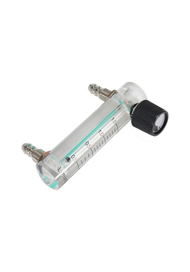 0-1.5lpm 1.5l Oksijen Hava Gaz Debimetre Ölçer Kontrol Vanası İle Ölçme Aracı