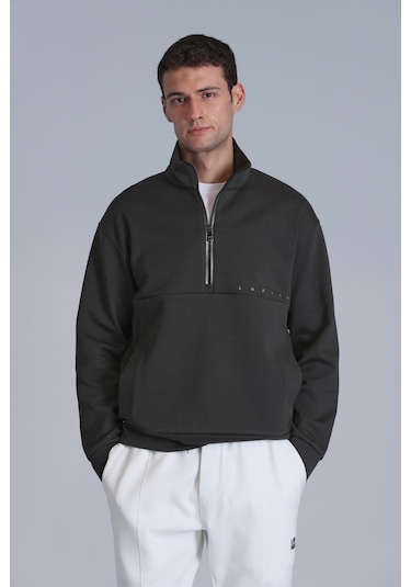 Lufian Howe Erkek Sweatshirt Haki Haki 112030142100630 Haki