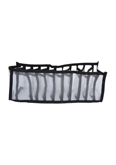 Fosenze Siyah Çok Amaçlı Klasörlü Depolama Kutusu - Nylon Malzeme, Kuru, Katlanabilir, 33x16x40 Cm - Giyim, Kozmetik Ve Çeşitli Eşyalar İçin Siyah