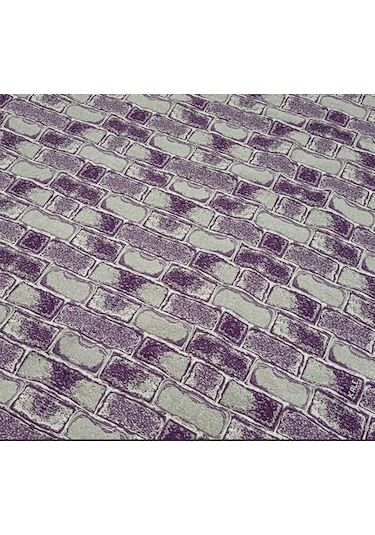 Savan Dokuma Halı Örtüsü 6m² 200 300 Kale Lila4 Lila