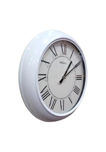 Regal 4290 Wwr Özel Seri Metal Kasa Akar Sessiz Saniyeli Duvar Saati Çok Renkli