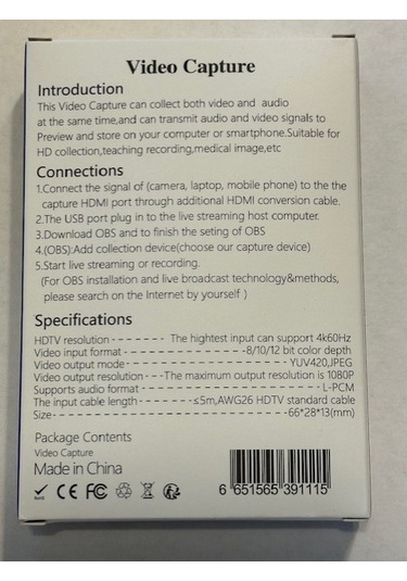 Hdmi Capture Typec Capture Type-c Video Capture Hdmi Video Capture