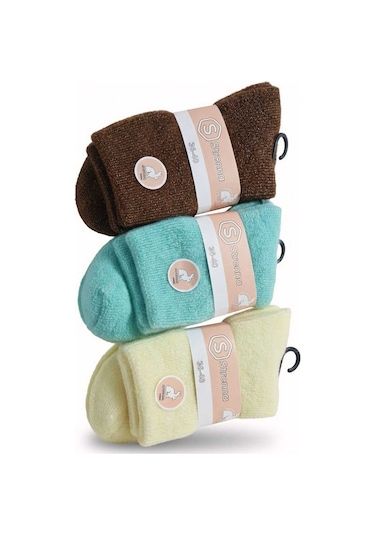 Angora Yün Tavşan Yünü Çorap Asorti 3'lü Set Set 1