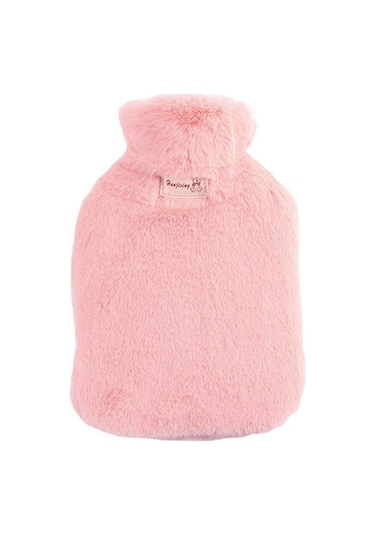 2000ML Peluş Sıcak Su Torbası El Ayak Isıtıcı Pembe