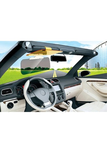 Techtic 2in1 Hd Vizör Araç İçi Güneş Işığı Önleyici Gece&GünDüz