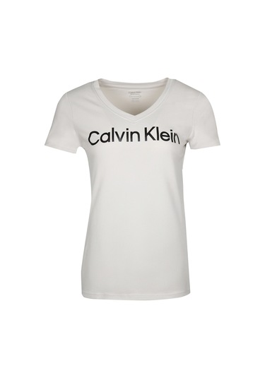 Calvin Klein Calvın Kleın Kadın T-shırt Pfbt2280-1v0 Krem