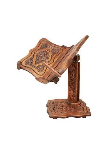 Yüksekliği Ayarlanabilir Ahşap Asansörlü Rahle+ MOTİFLİ