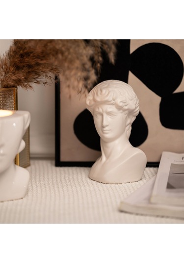 Karaca Home Senator Dekoratif Biblo Beyaz - 300.23.01.0354