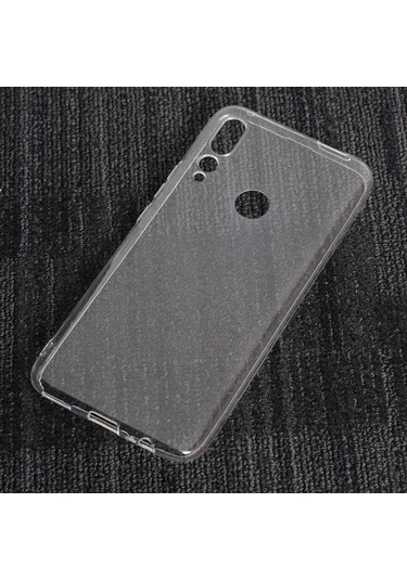 Huawei Y9 Prime 2019 Kılıf Zore Süper Silikon Kapak Renksiz