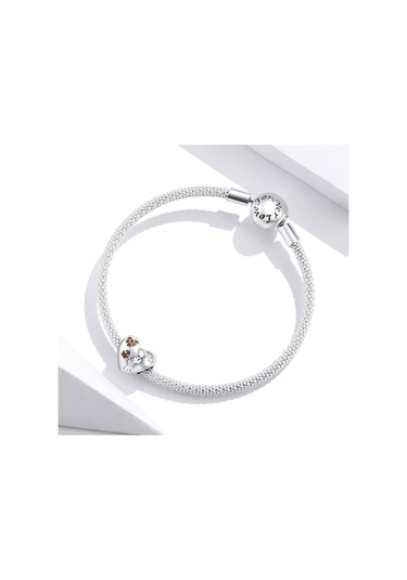 S925 Ayar Gümüş Hamile Kadınlar Anne Aşk Boncuk Dıy Bilezik Kolye Aksesuarları Çok Renkli