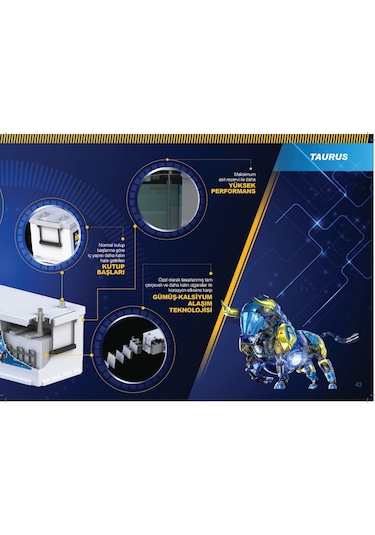 Inci Akü 12V 180 Ah Amper Formul A Taurus