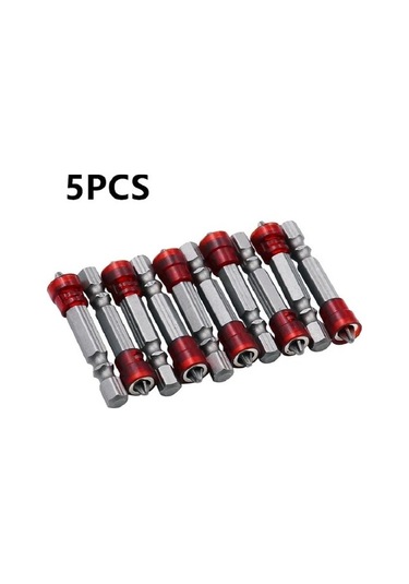 5 Adet 1/3/5 Adet 48mm S2 Alaşım Ph2 Phillips Manyetik Tornavida Uçları 1/4 Inç Hex Shank Alçıpan Tornavida El Elektrikli Vida Aracı 3169