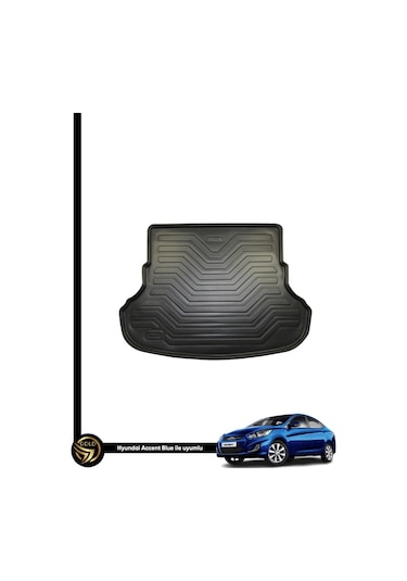 Hyundai Accent Blue 3d Havuzlu Paspas + Bagaj Havuzu İkili Set