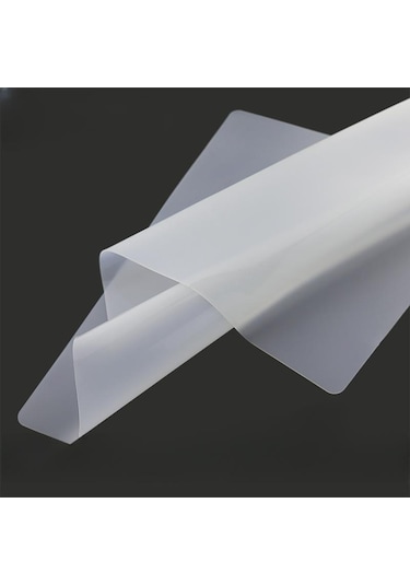 Şeffaf 60x40 Cm Silikon Masa Mat Kaymaz Kesme Tahtası Mat Yalıtımlı Mat Öğrenci Yemek Mat Büyük Placemat Çekmece Mat Şeffaf