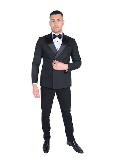 Cengiz İnler Erkek Kruvaze Smokin 215140 001