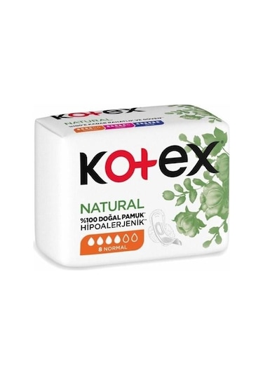 Kotex Natural Ultra Hijyenik Normal Ped 8'li Ped