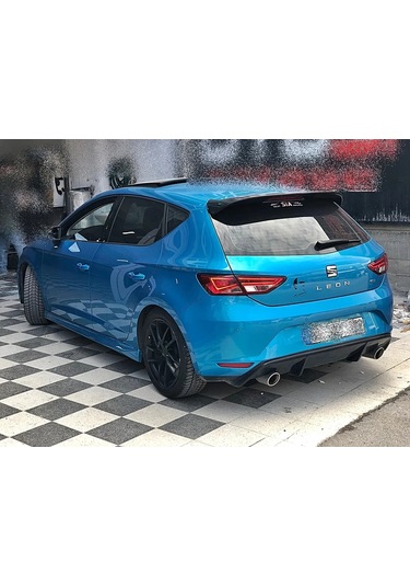 Seat Leon Mk3 Style Difüzör Plastik Piano Black 2013 - 2017