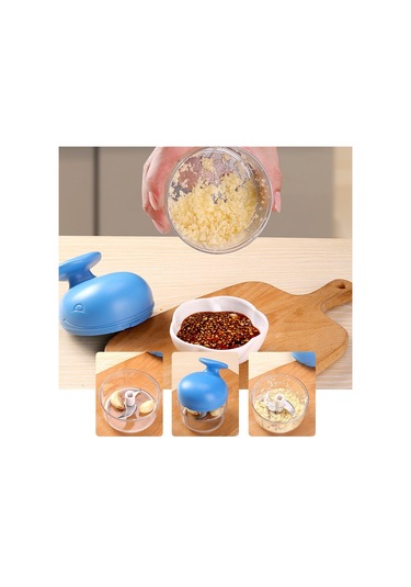 Cbtx Ev Mutfak Karikatür Balina Şekli El-çekti Mini Sarımsak Çektirme Çok Fonksiyonlu Acı Biber Kıyma Pembe