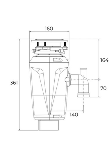 Teka Trs 520 Çöp Öğütüvü 10l Siyah