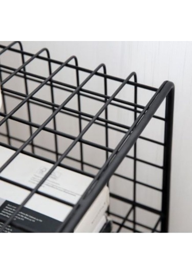 Metal Sehpa Iskandinav Model Kafes Tel Ayaklı Raf Wd108